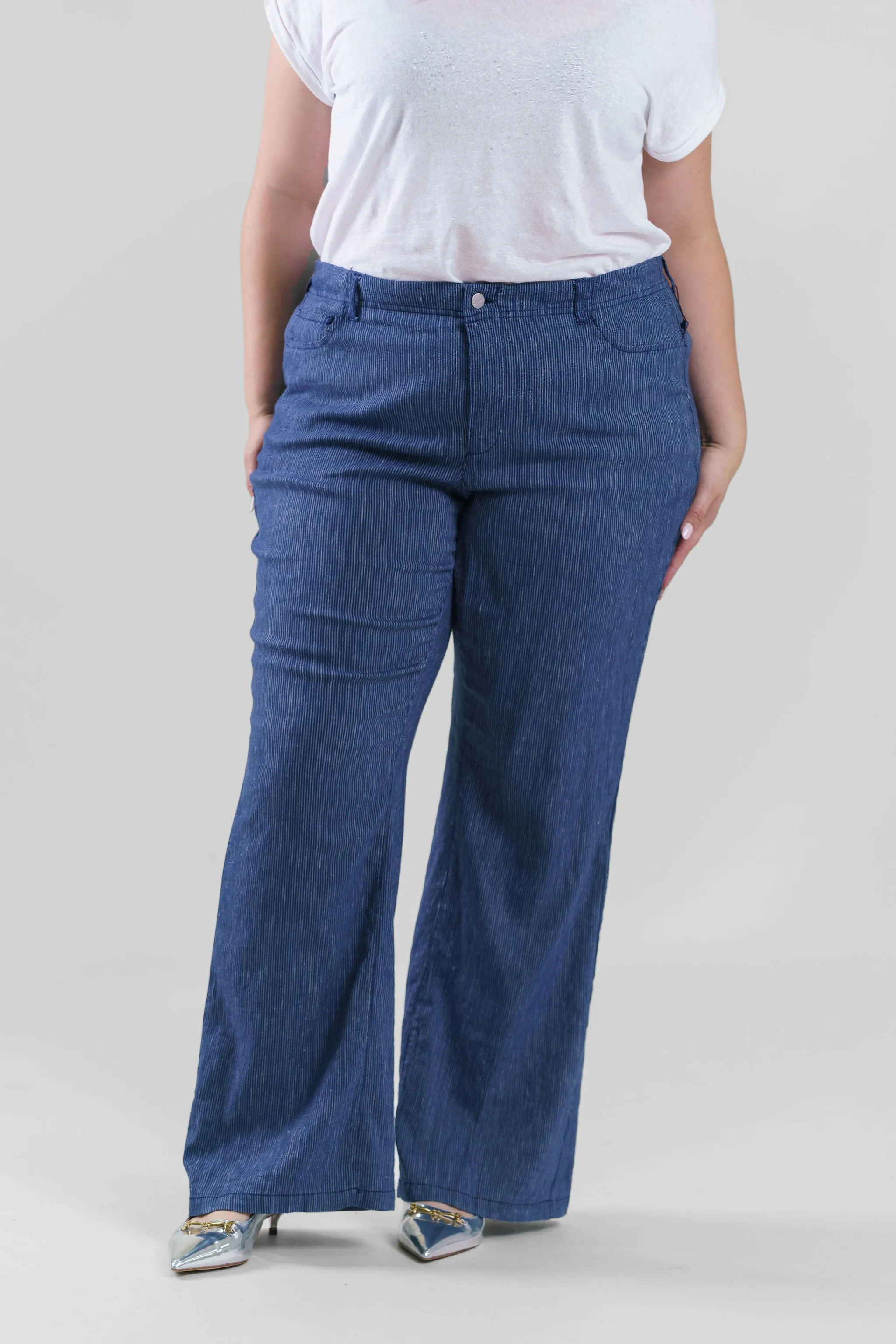 5 POCKET WIDE LEG TROUSER
