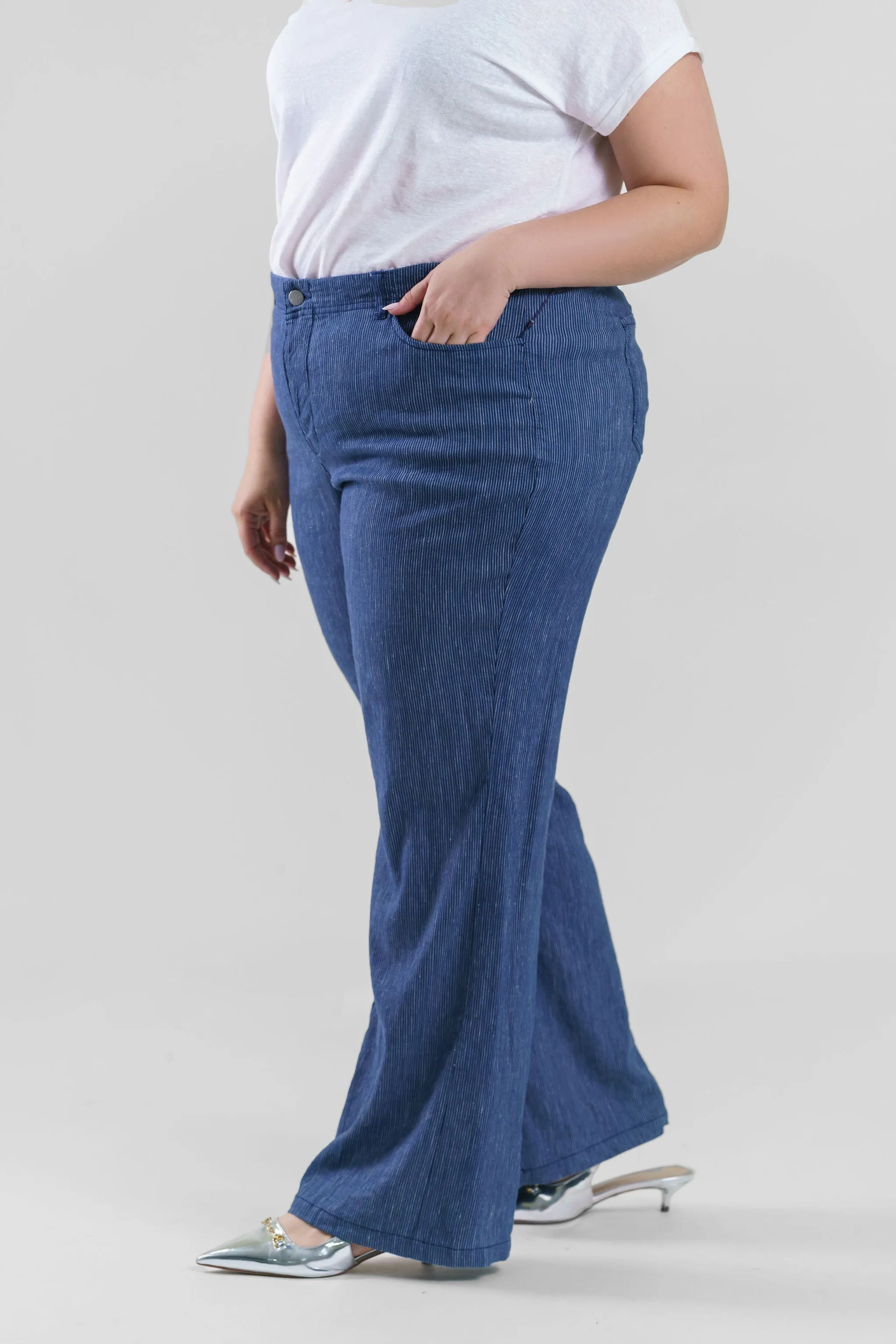 5 POCKET WIDE LEG TROUSER