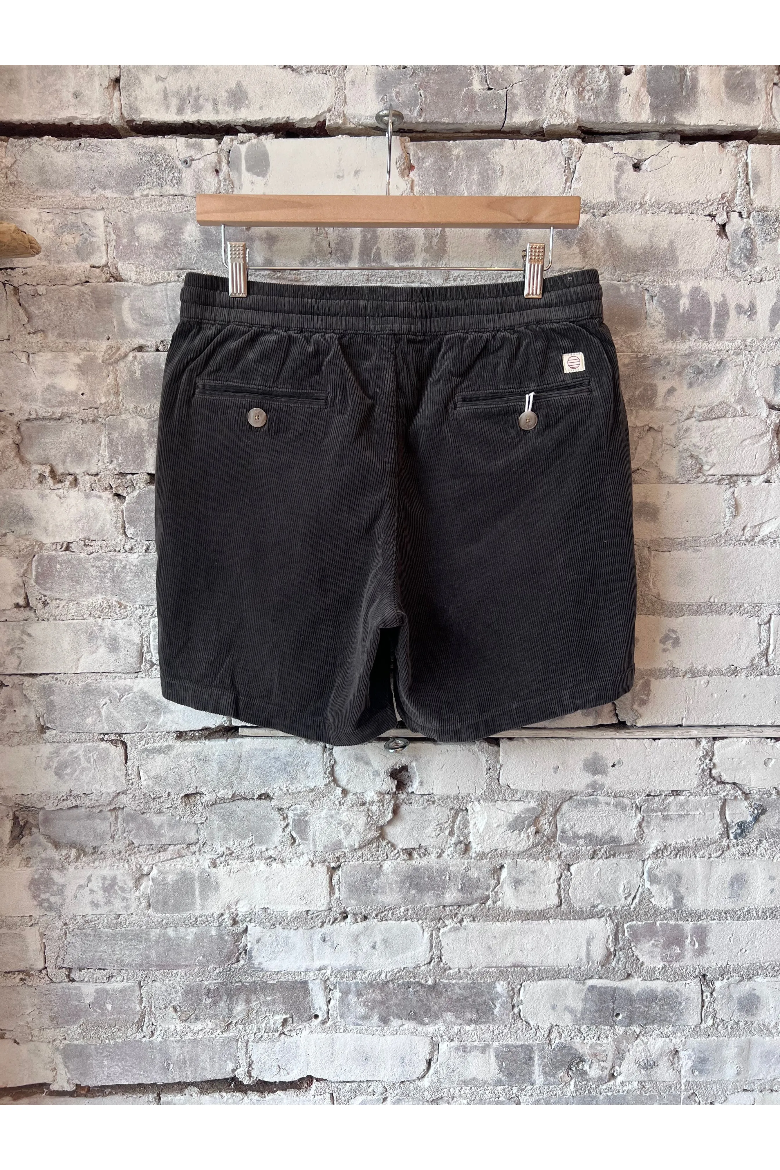 6" Saturday Corduroy Short - Faded Black