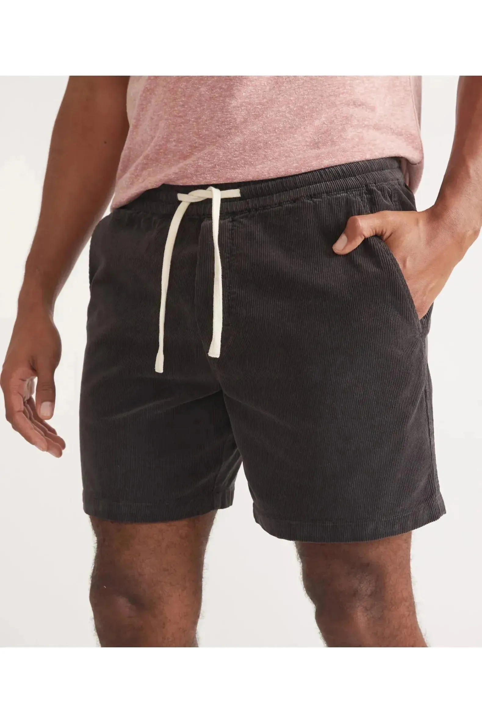 6" Saturday Corduroy Short - Faded Black