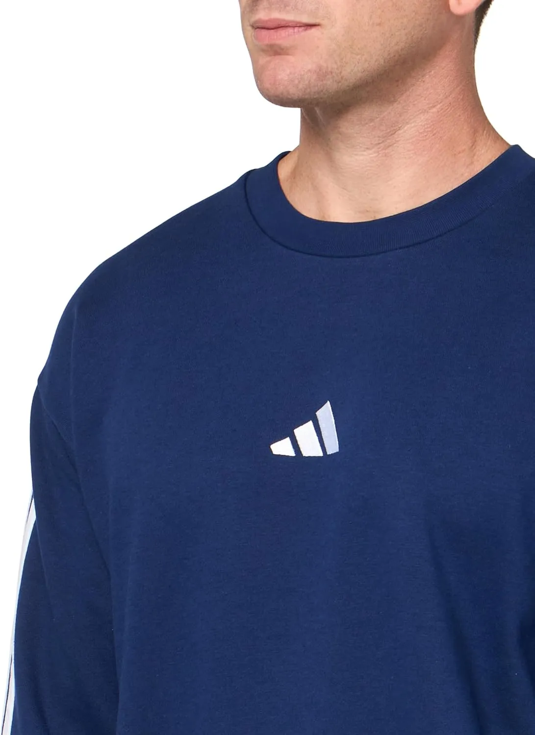 adidas Men's Essentials 3-Stripes Fleece Sweatshirt
