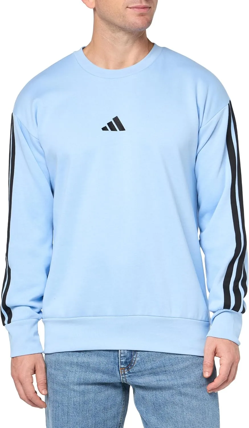 adidas Men's Essentials 3-Stripes Fleece Sweatshirt