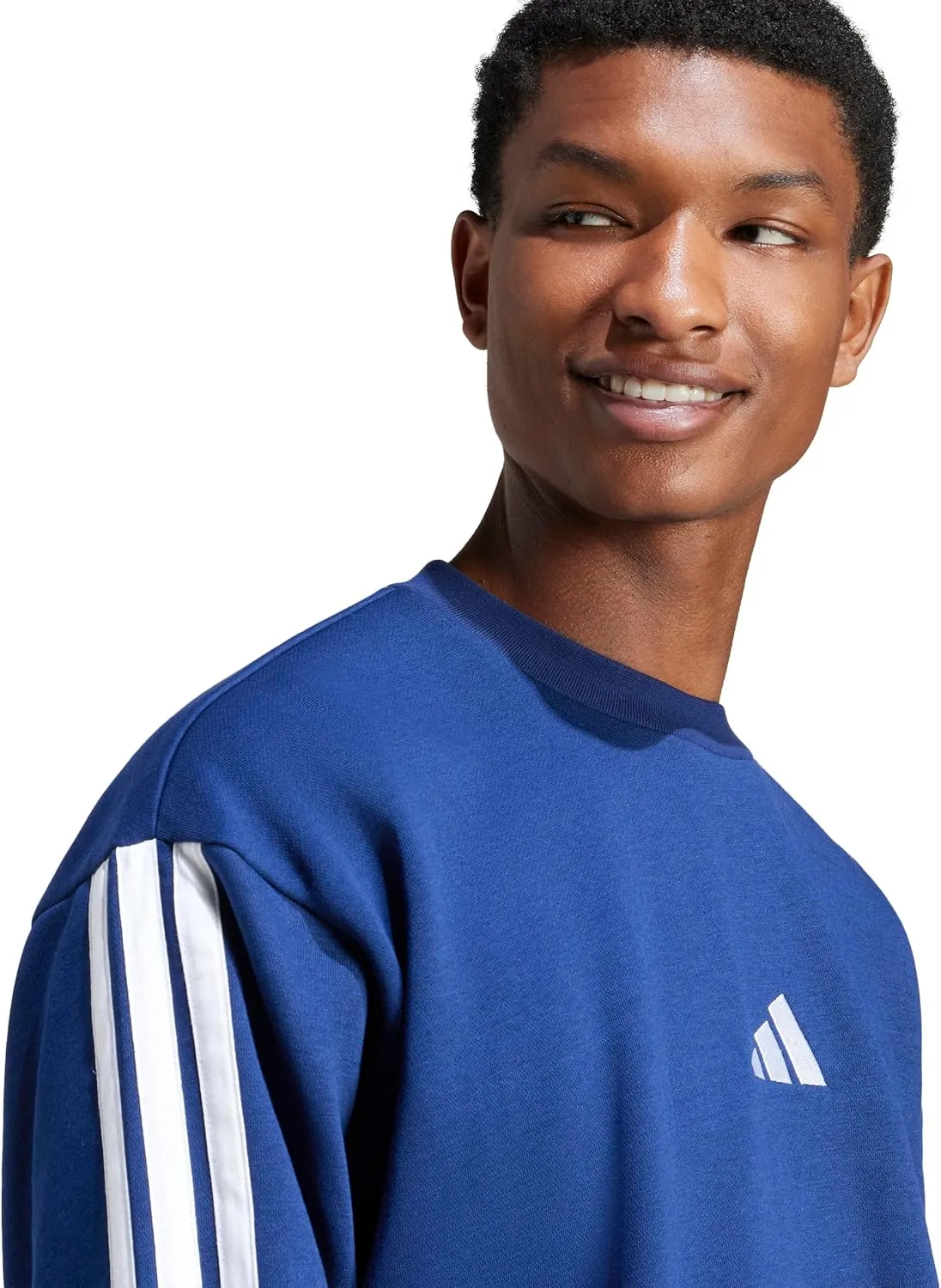 adidas Men's Essentials 3-Stripes Fleece Sweatshirt