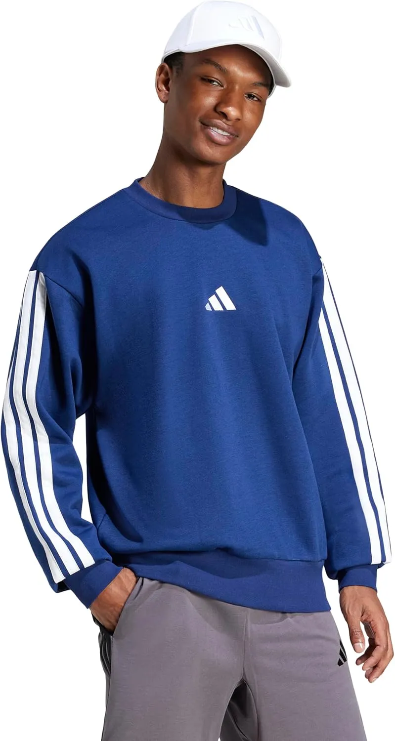 adidas Men's Essentials 3-Stripes Fleece Sweatshirt
