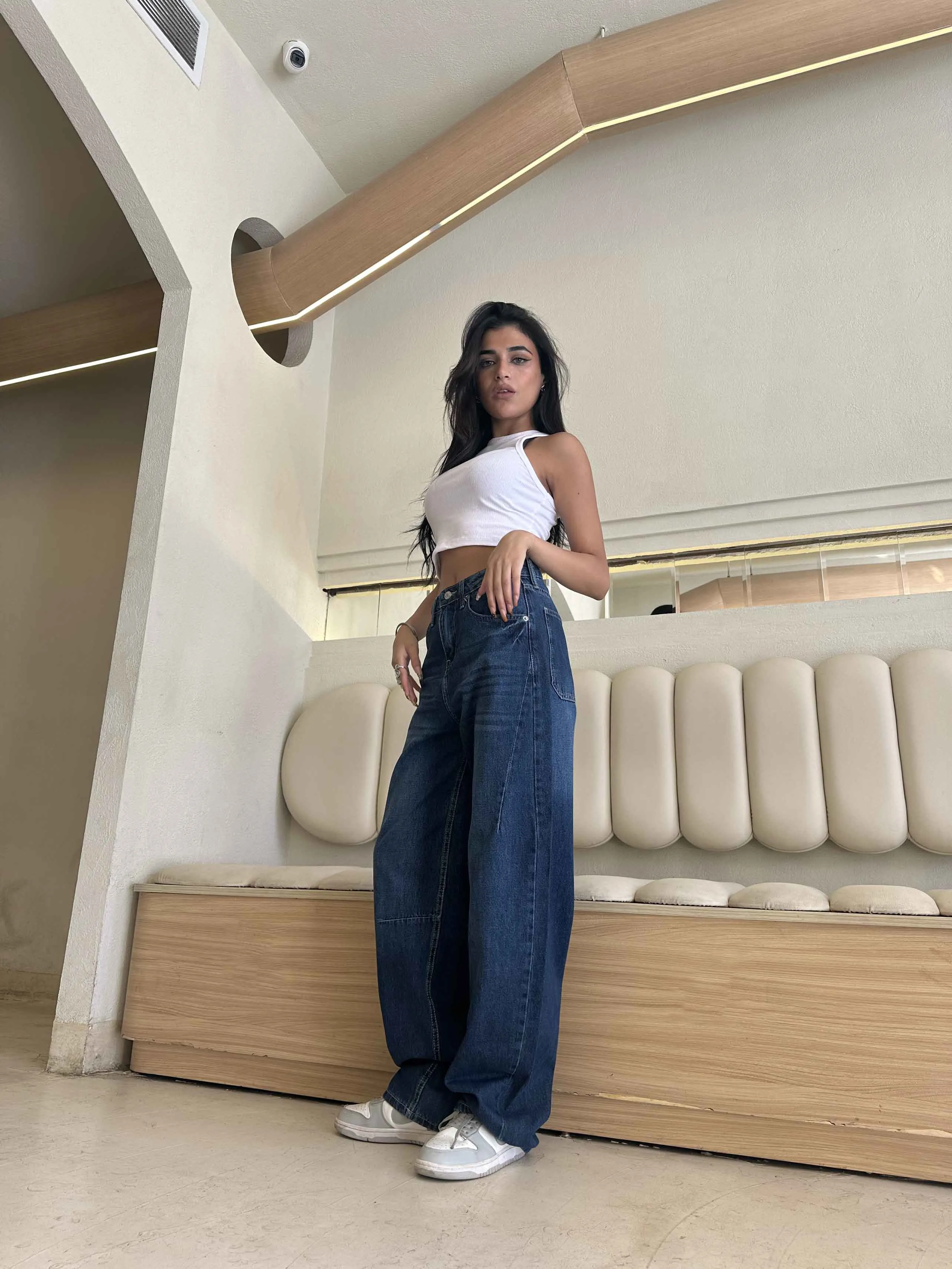 Balloon - Navy Blue Jeans.