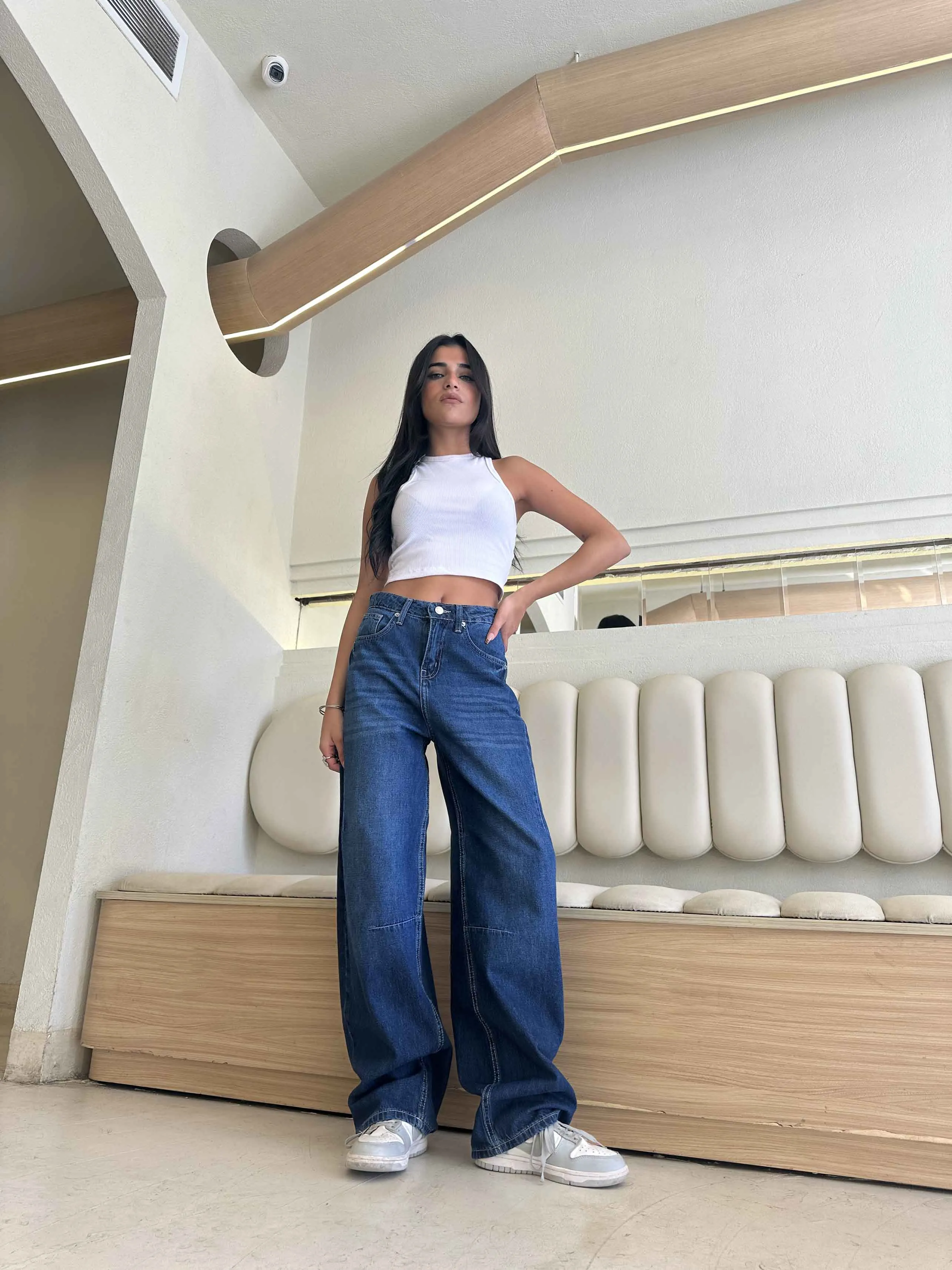 Balloon - Navy Blue Jeans.