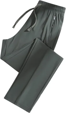Beeswan Stretch Active Pants for Women Breathable Quick Drying Waterproof Pants Casual Loose Zipper Pockets Hiking Trousers