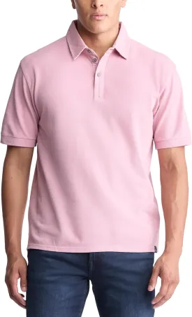 Buffalo David Bitton Men's Short Sleeve Light Weight Pique Polo