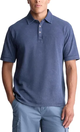 Buffalo David Bitton Men's Short Sleeve Light Weight Pique Polo