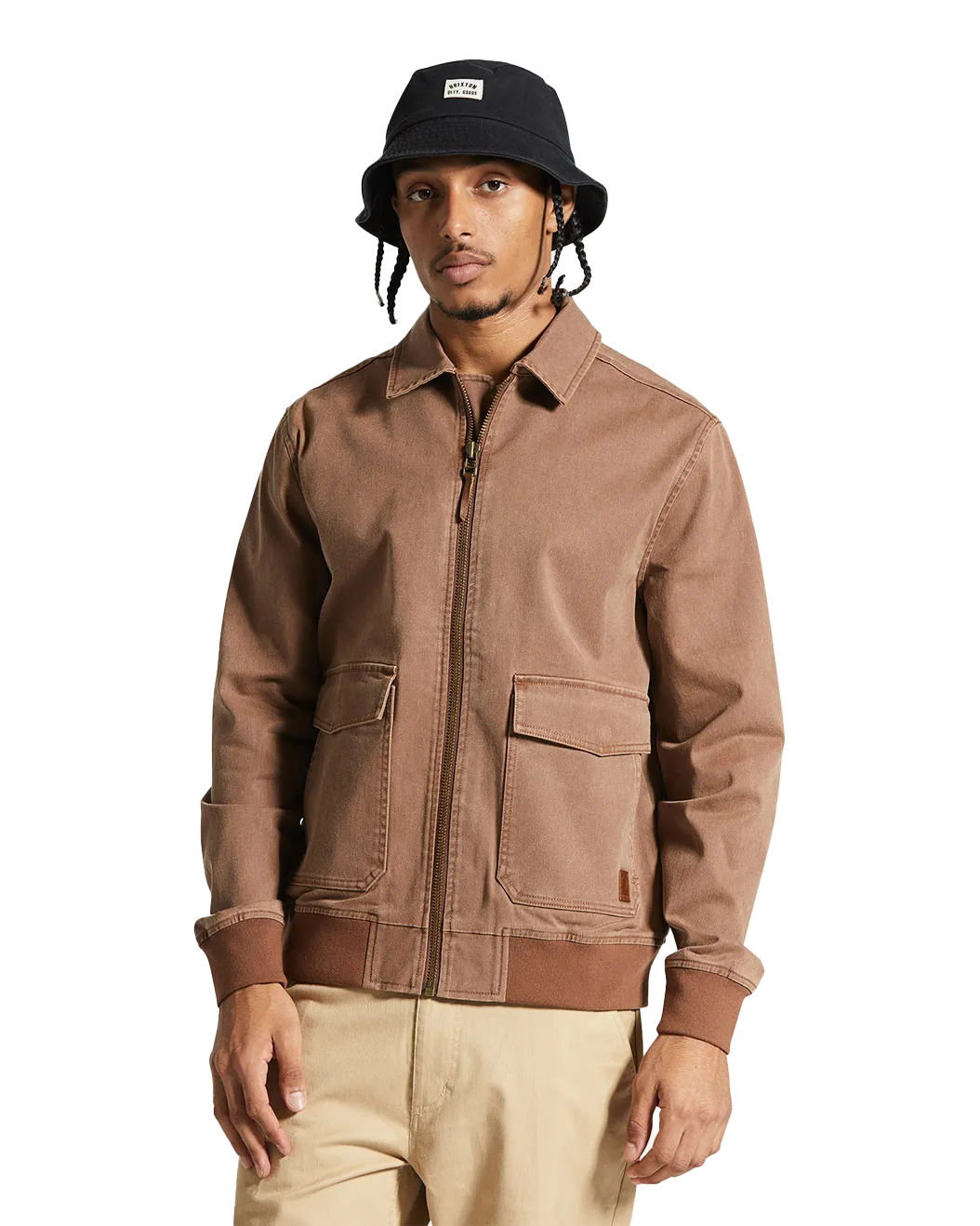 Dillinger Station Jacket in Sepia Sol Wash