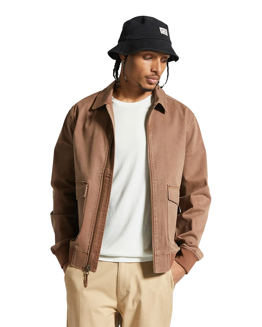 Dillinger Station Jacket in Sepia Sol Wash
