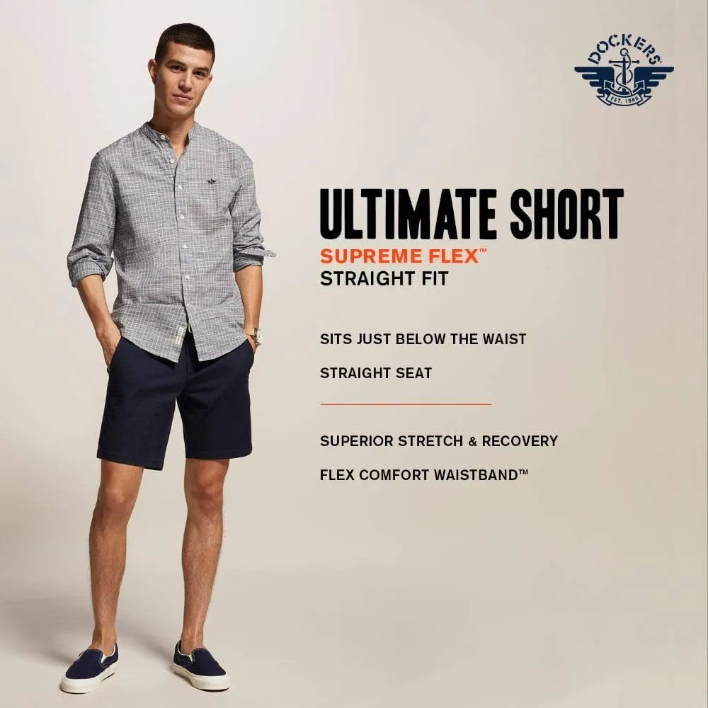 Dockers Men's Ultimate Straight Fit Supreme Flex Shorts