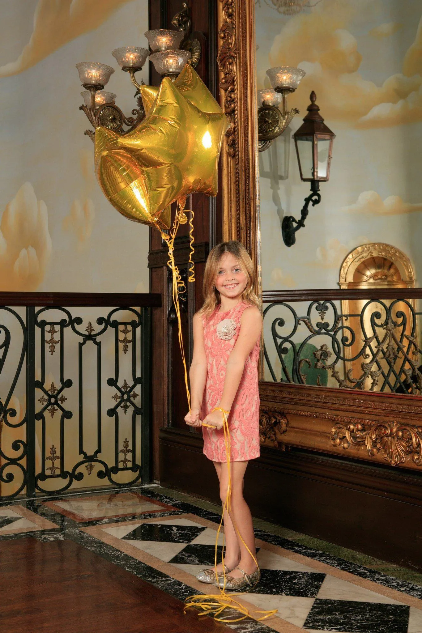 Dusty Pink Lace Cute Beautiful Princess Party Shift Dress - Girls