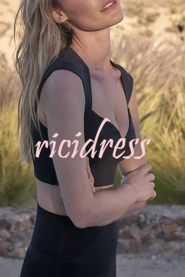 Elegant and Simple Yoga Sports Tank Top