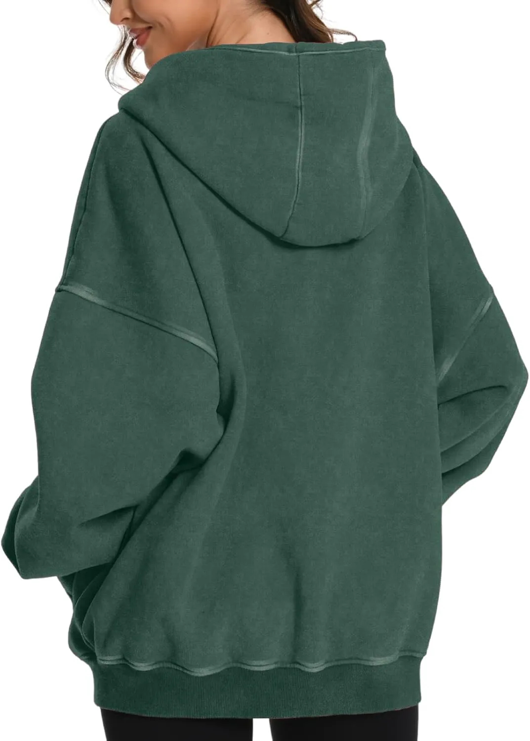 FAIABLE Womens Mens Zip Up Hoodie Oversized Acid Wash Hoodies Heavyweight Distress Cotton Fleece Zipper Hoodie Vintage