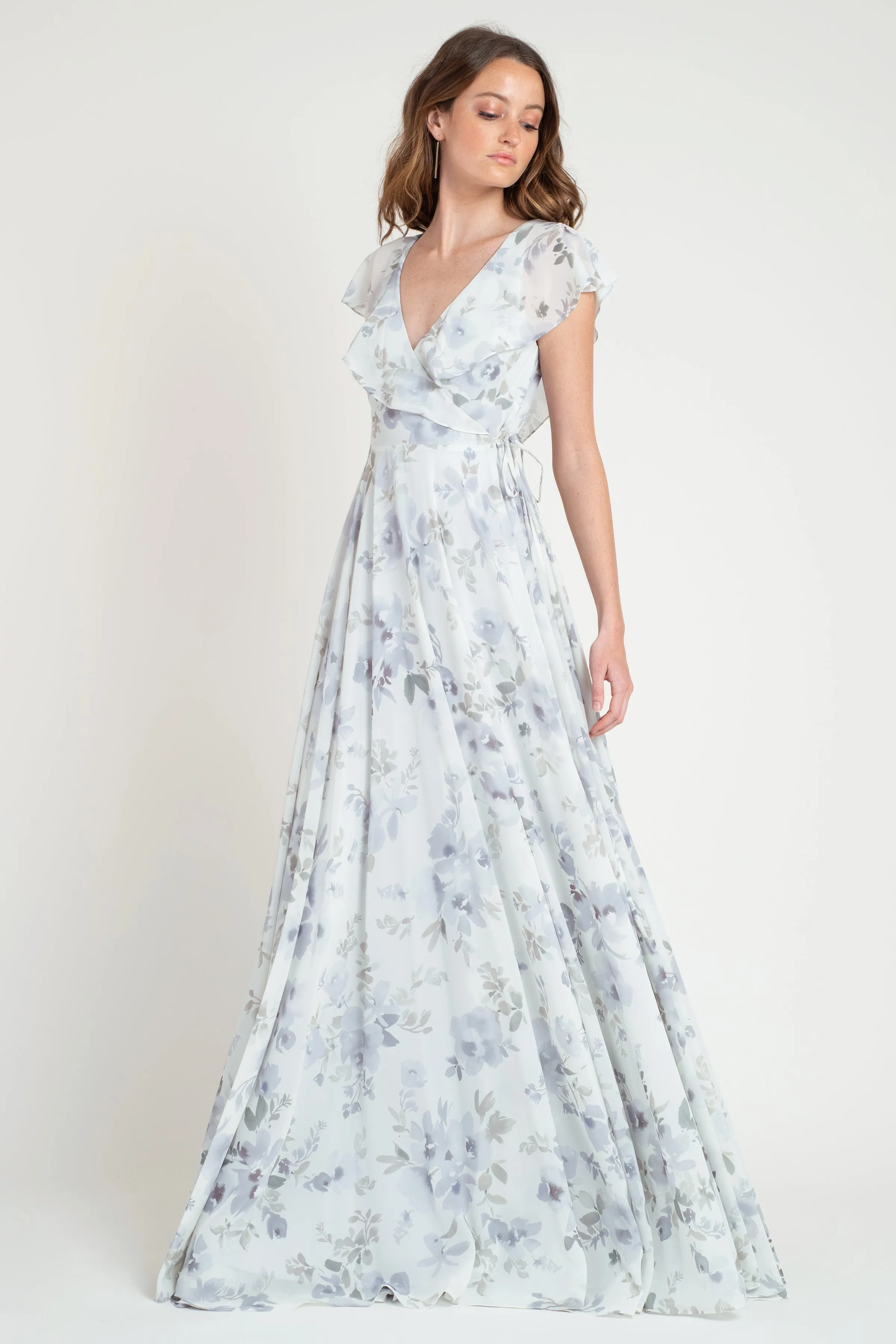Faye Painted Petals Print - Meadow Cloud