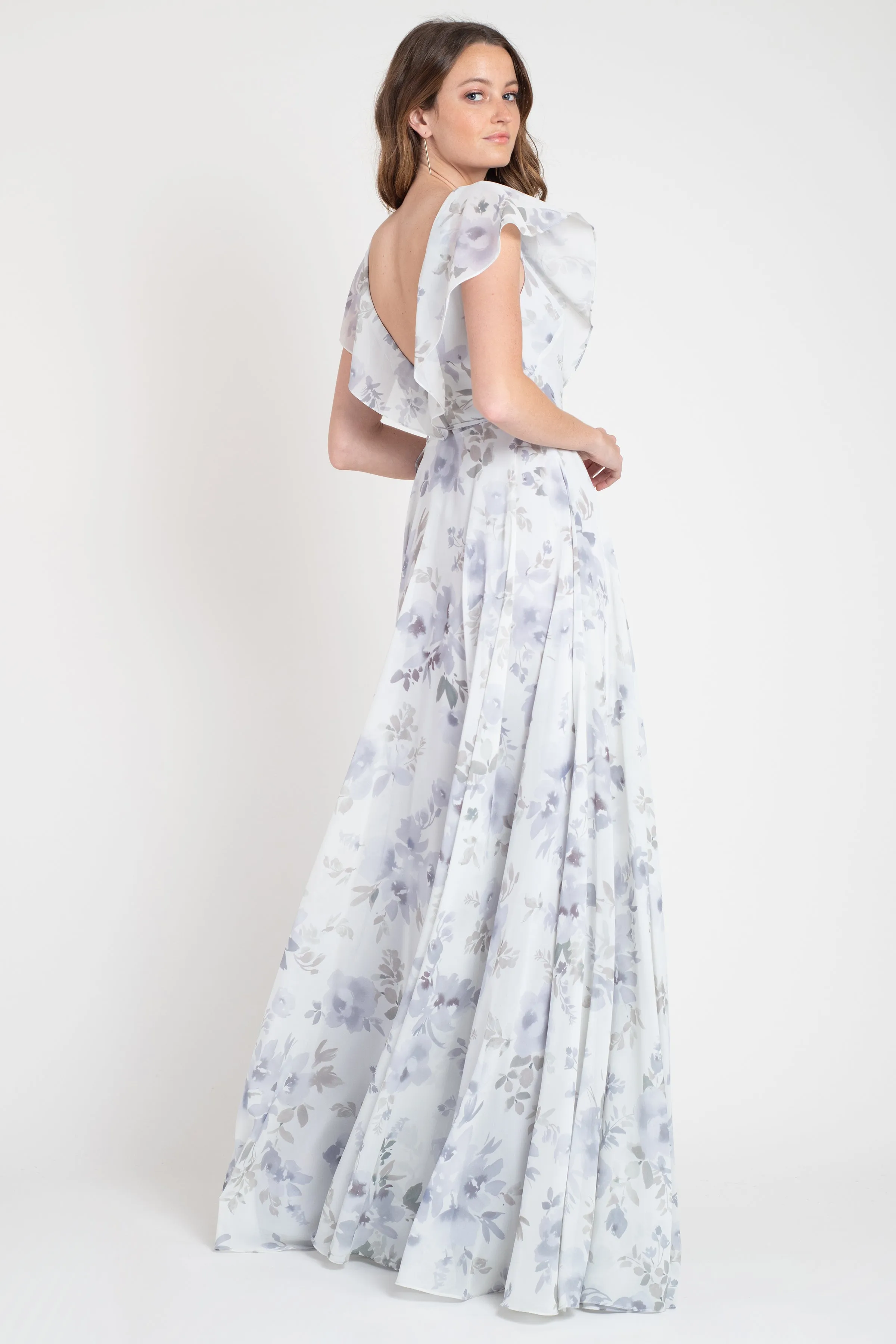 Faye Painted Petals Print - Meadow Cloud