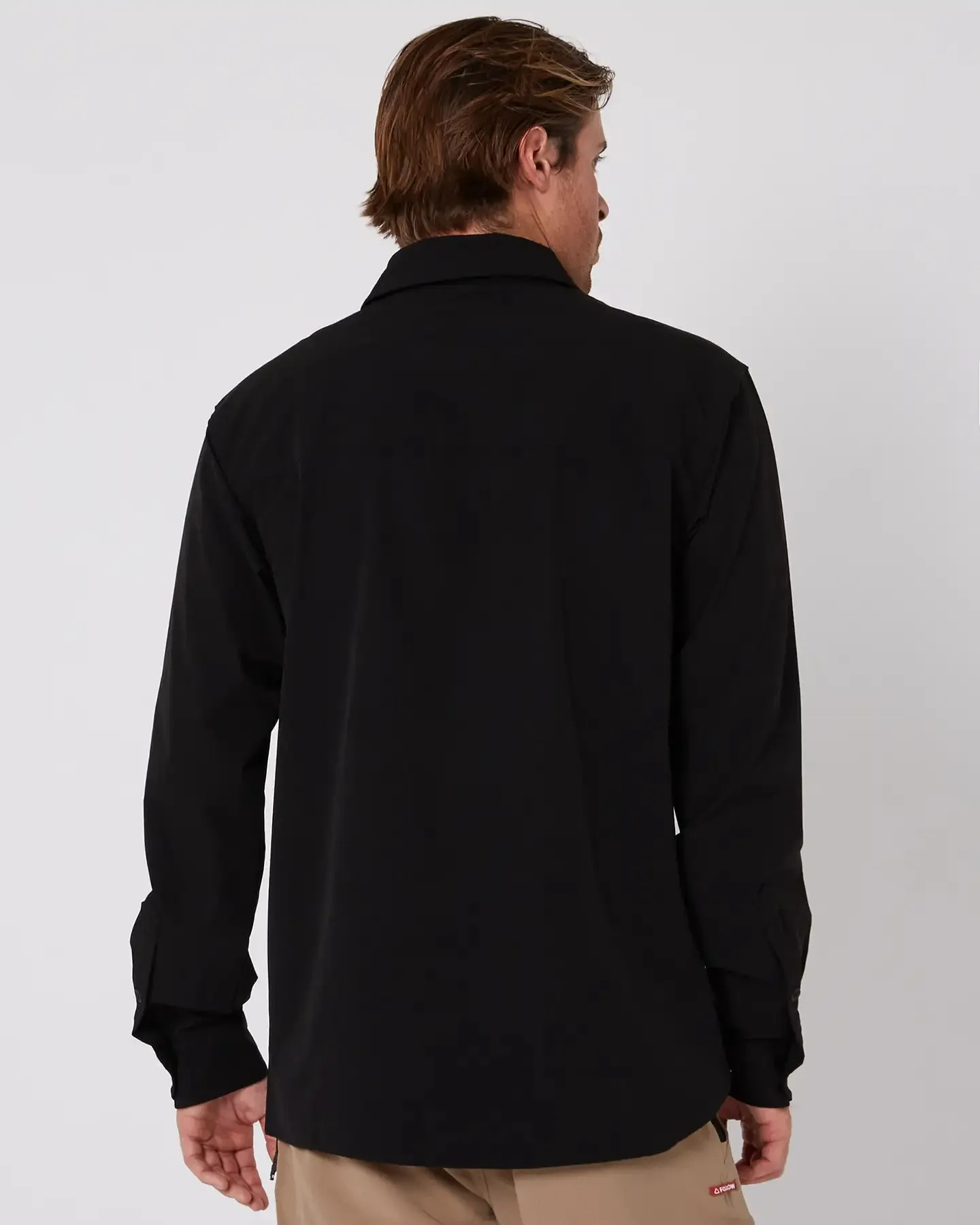 Follow Sun Shirt L/S - Black
