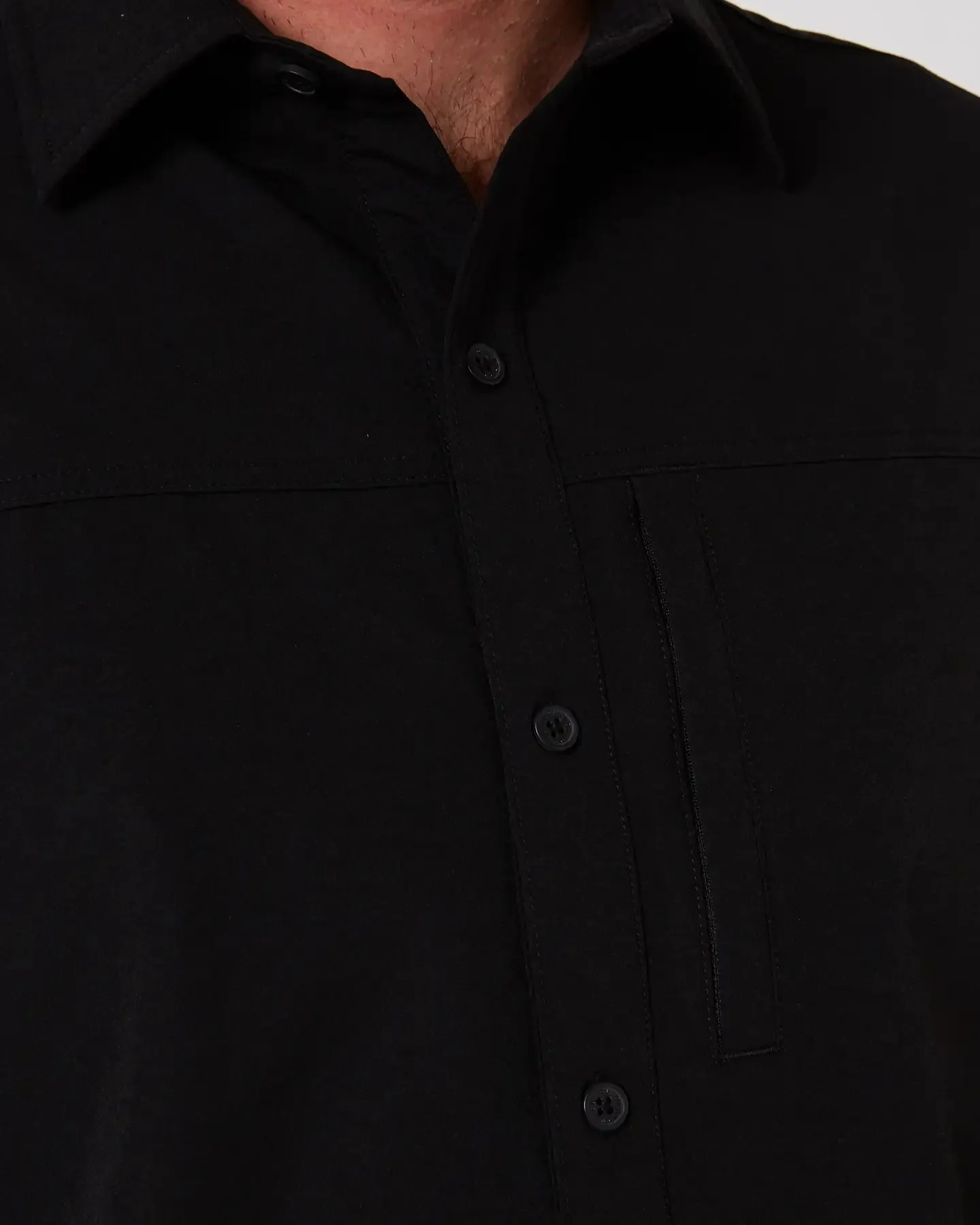 Follow Sun Shirt L/S - Black