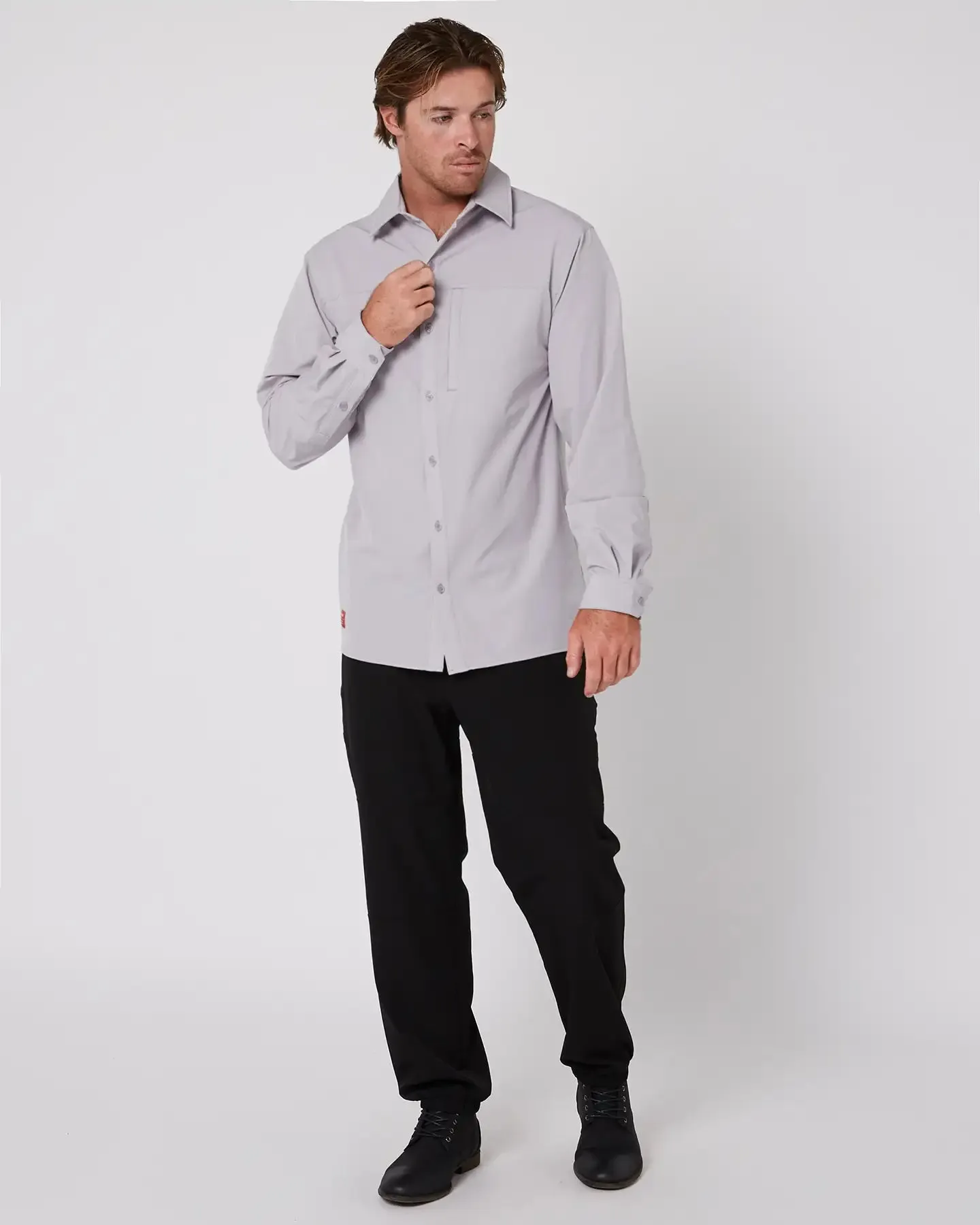 Follow Sun Shirt L/S - Stone