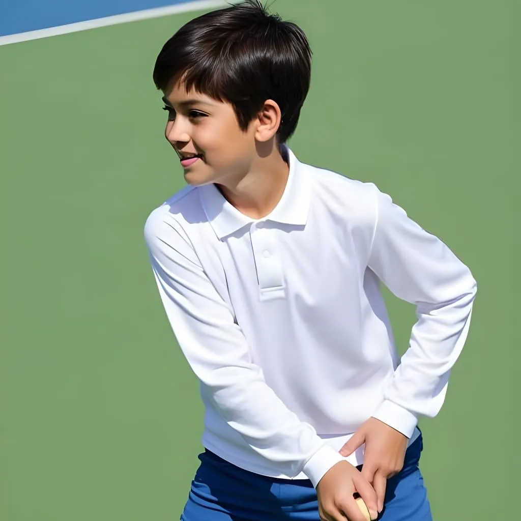 INGEAR Boys Golf Polo Long Sleeve Shirts Performance Active Wear Polo for Tennis and Casual Wear - Versatile Boys Polo Shirts