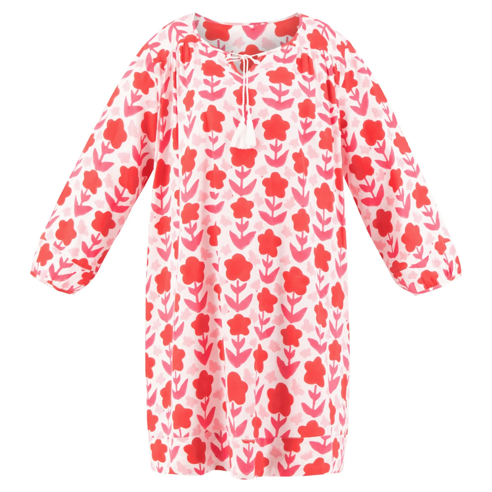 Joni Dress in Pink Zinnia