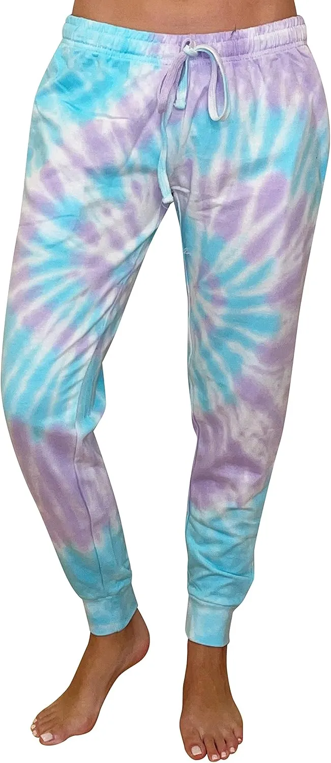 Just Love Loop Terry Tie Dye Jogger Pants for Women