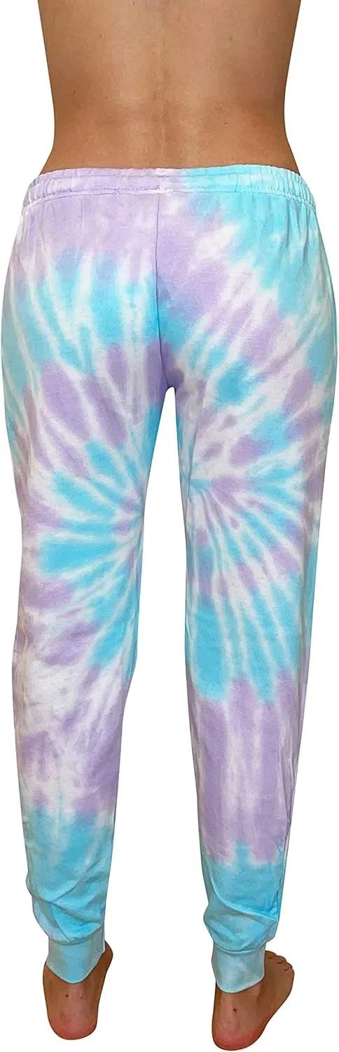 Just Love Loop Terry Tie Dye Jogger Pants for Women