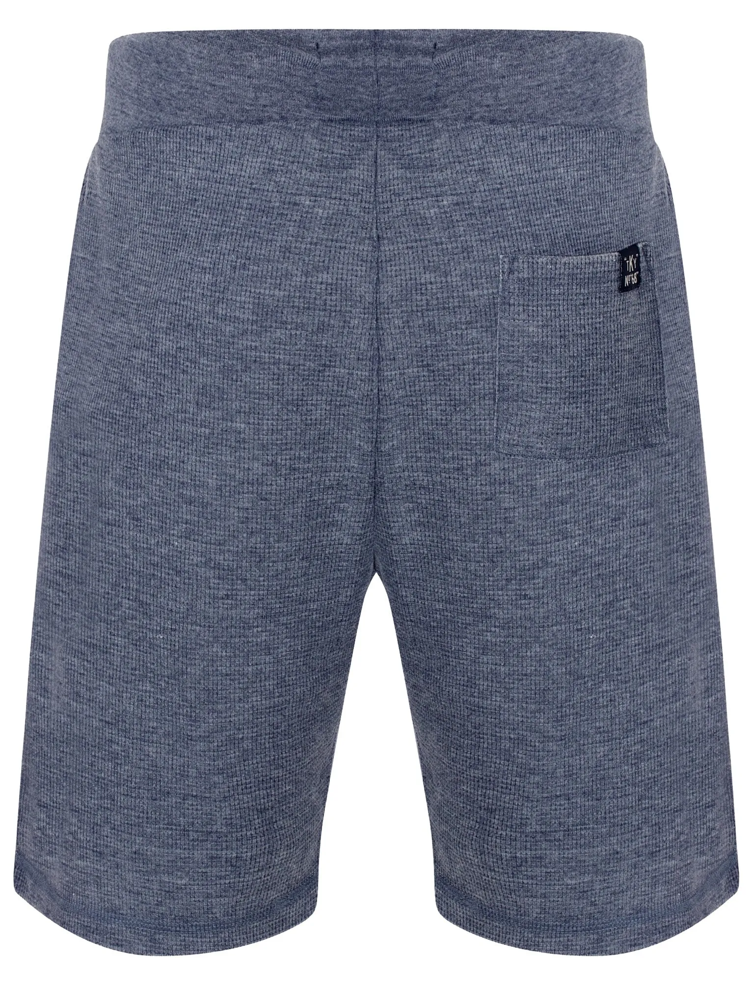 Longmoore Waffle Textured Jogger Shorts in True Navy - Tokyo Laundry