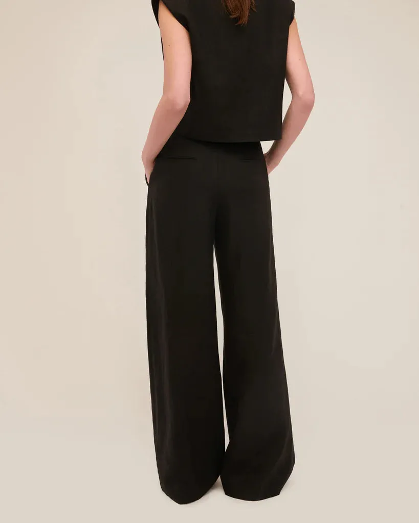 MARISSA WEBB SOLEA LINEN WIDE LEG TROUSER- 2 COLORS