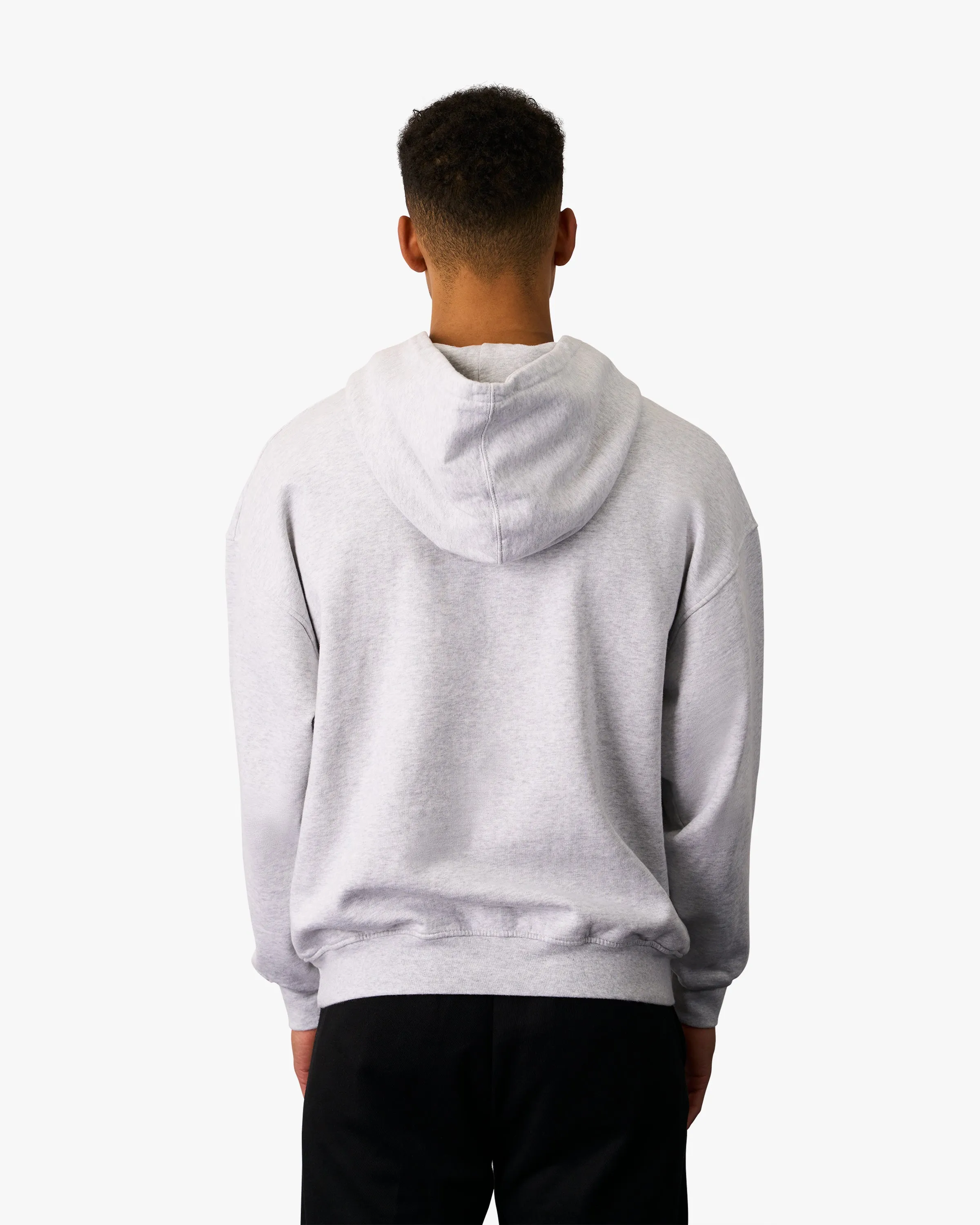 Organic Oversized Hood - Lava Grey
