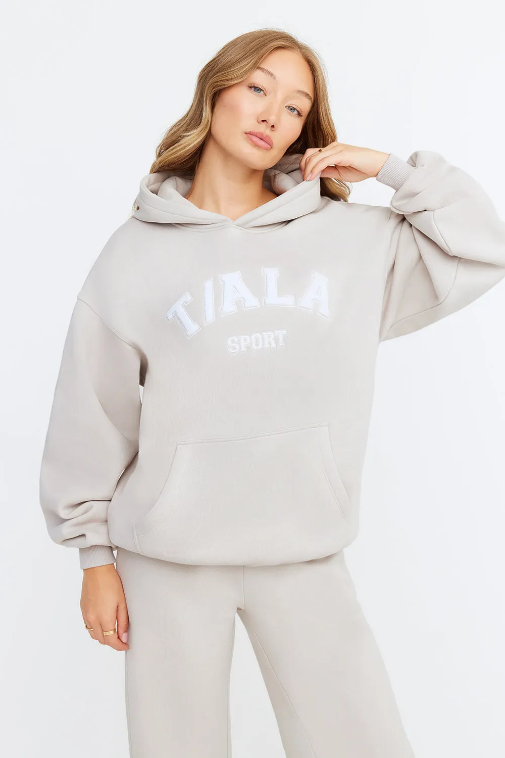 OVERSIZED CLUB HOODIE - OAT