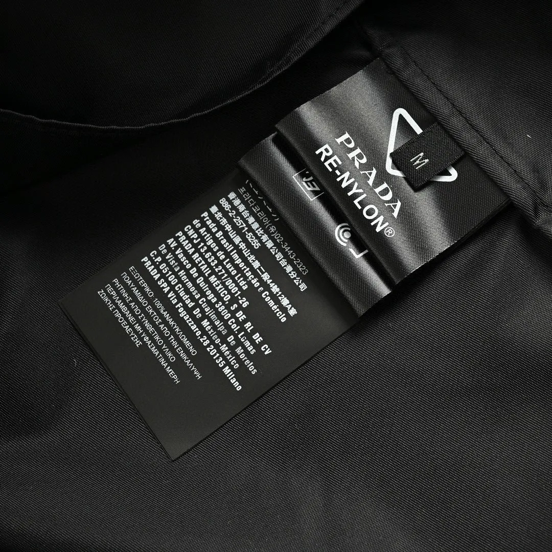 Prada Military Style Jacket - Black