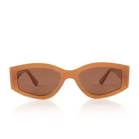 robertson - light taupe   solid light brown sunglasses