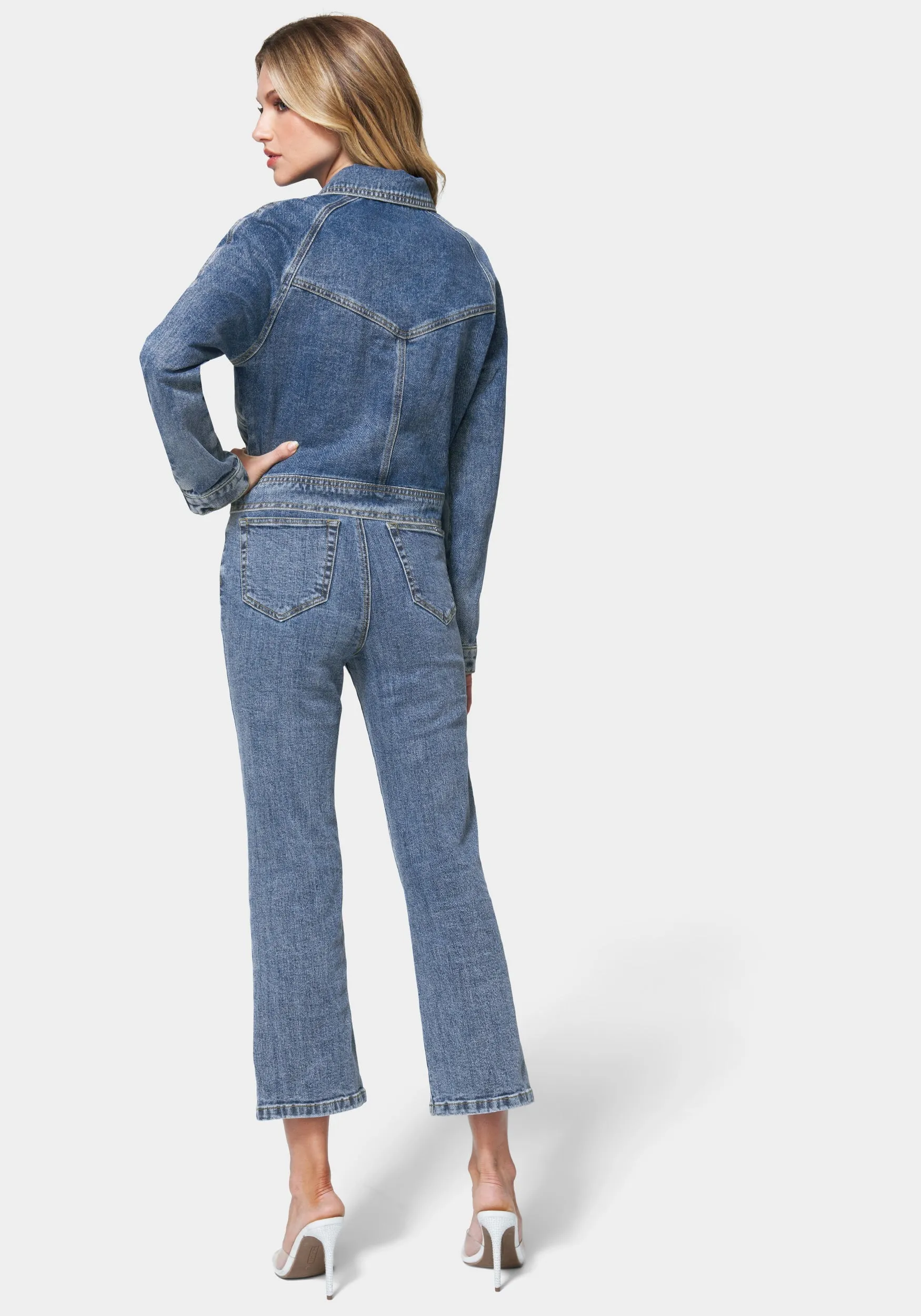 Seamed Straight Leg Jean