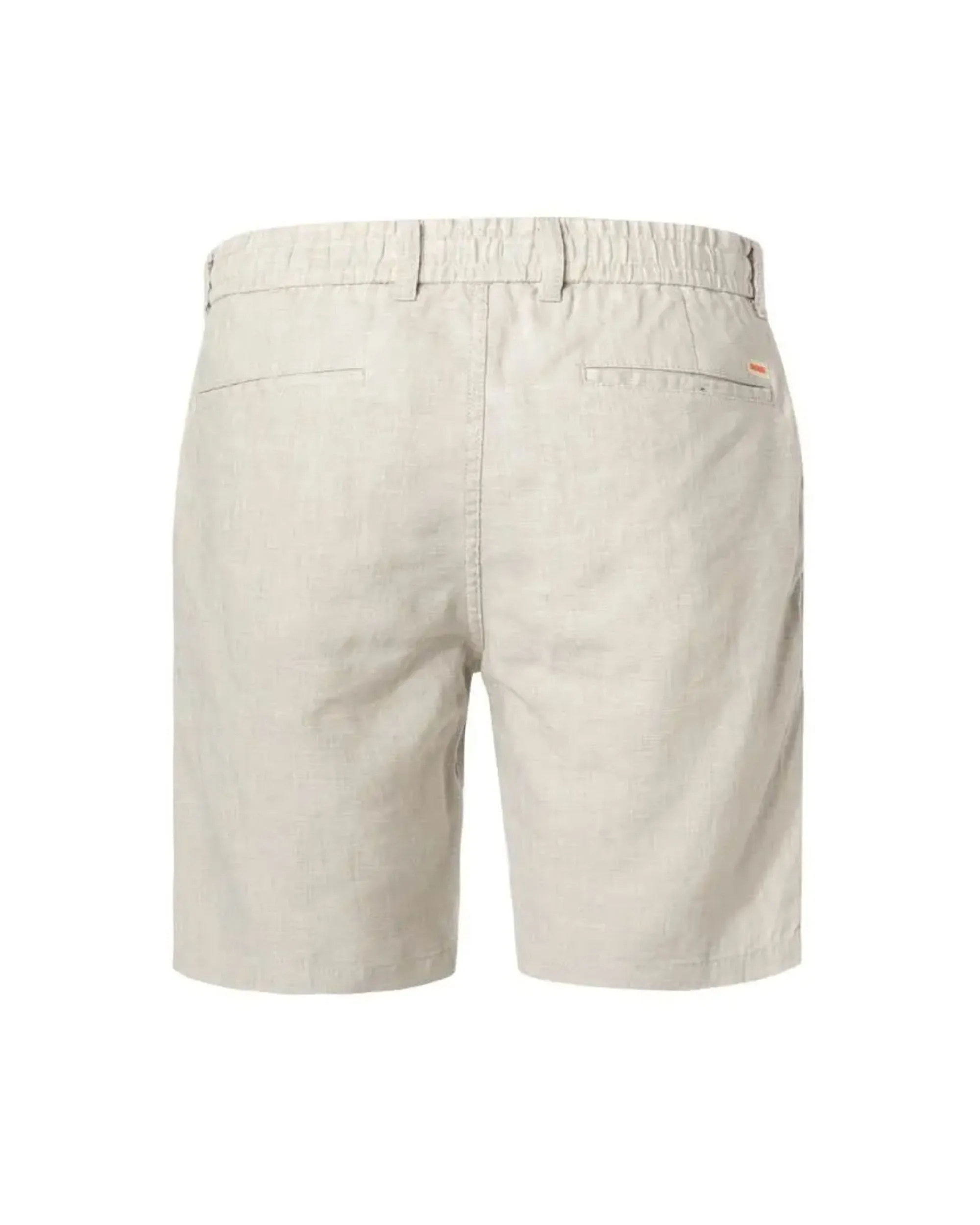 Short Uomo Boss Lino Light Beige