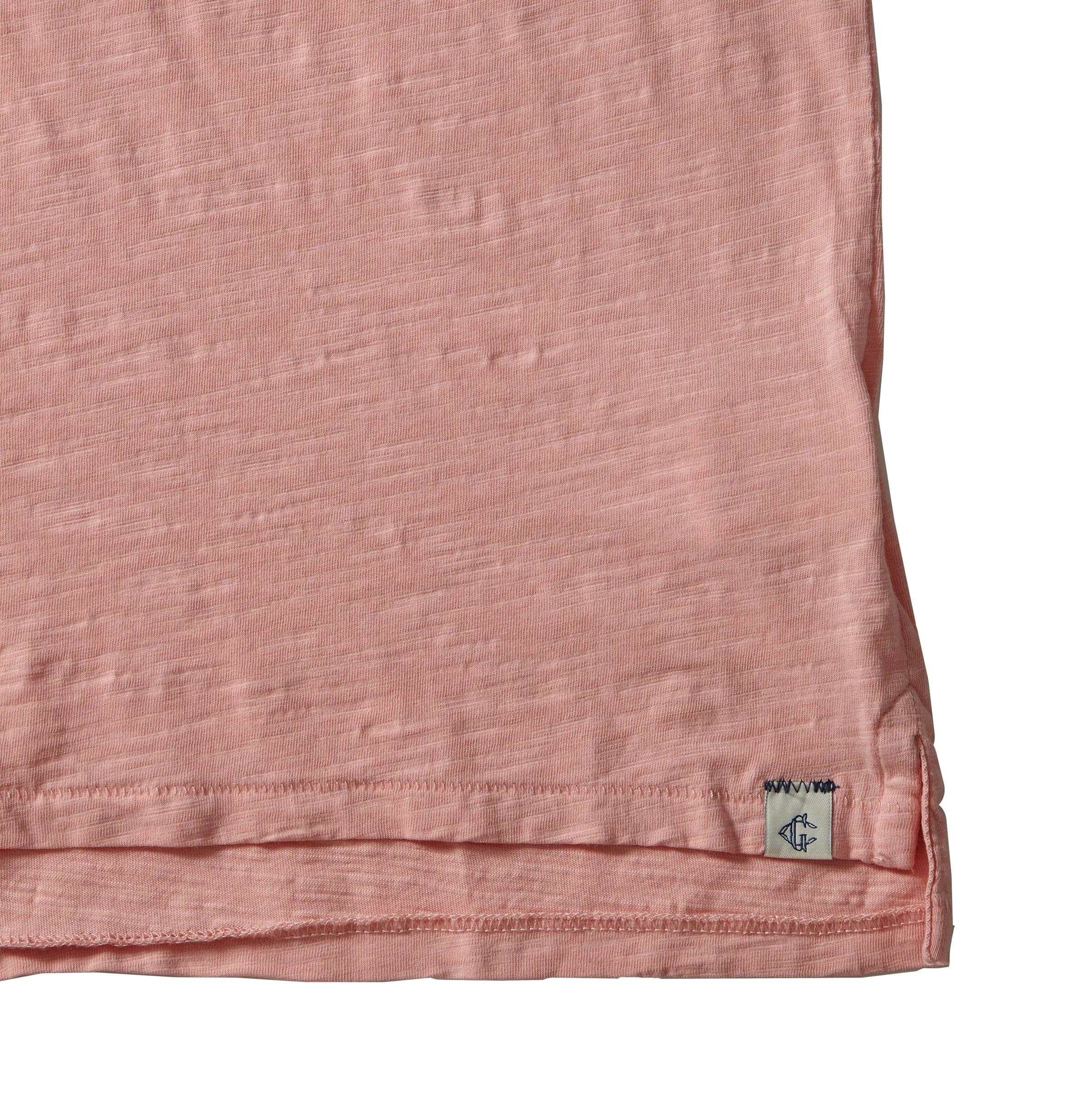 South Bay Slub Jersey Polo  - Coral Cloud