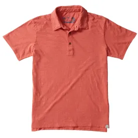 South Bay Slub Jersey Polo - Terra Cotta
