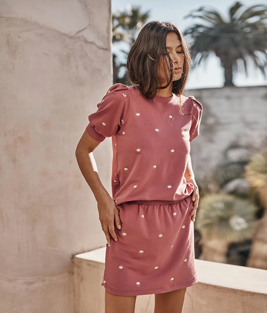 The Softest French Terry Puff Short Sleeve Top - Main