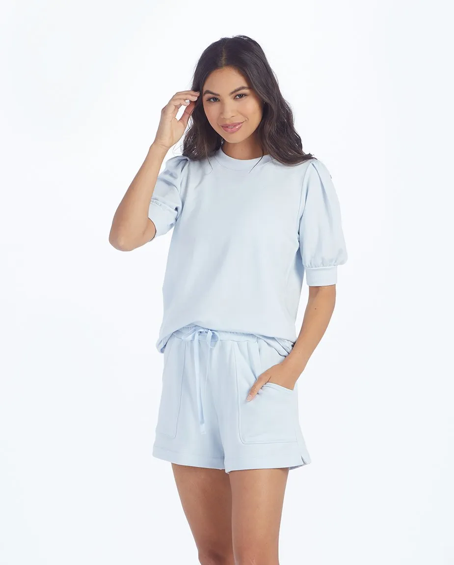 The Softest French Terry Puff Short Sleeve Top - Main