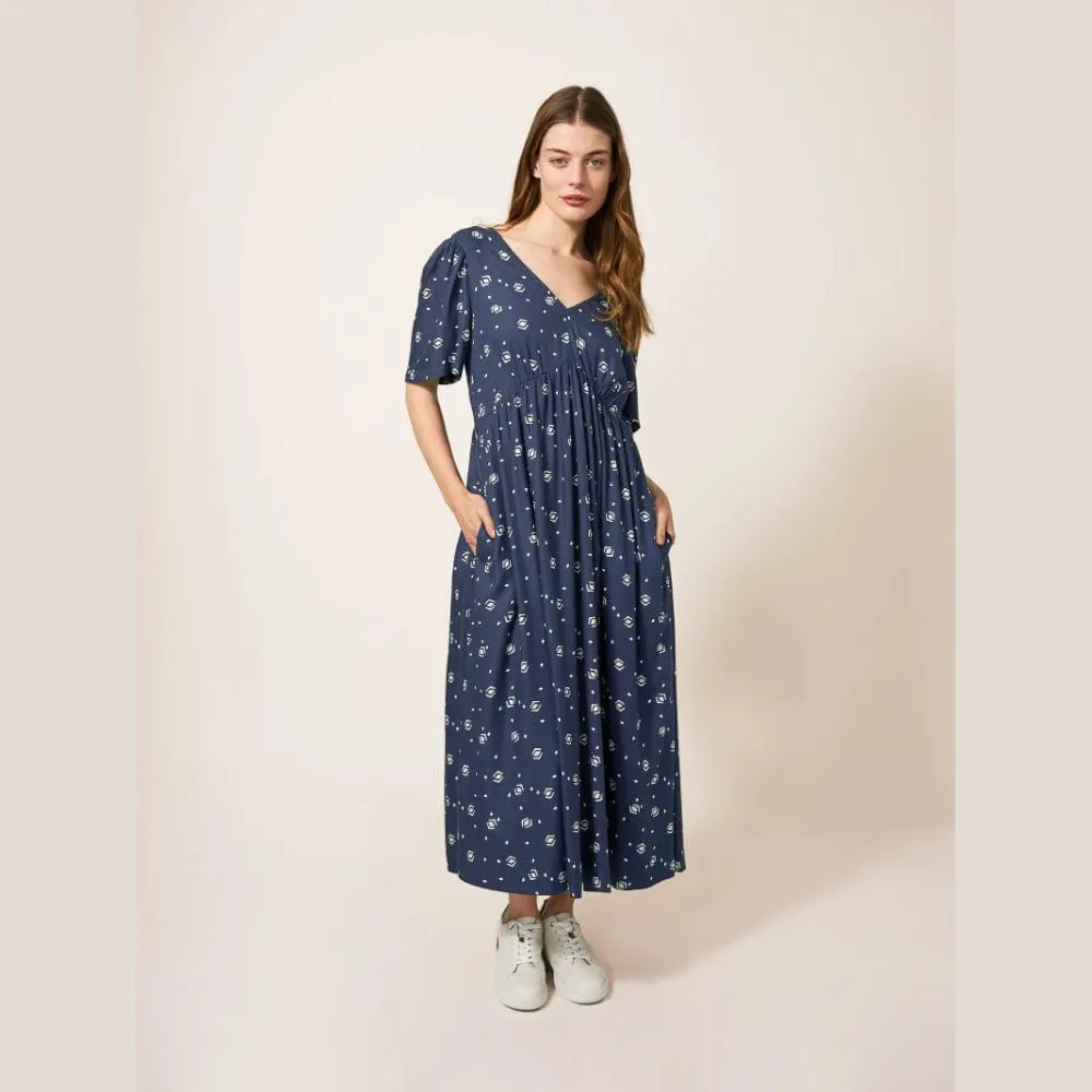 White Stuff Lucy Dress In Navy