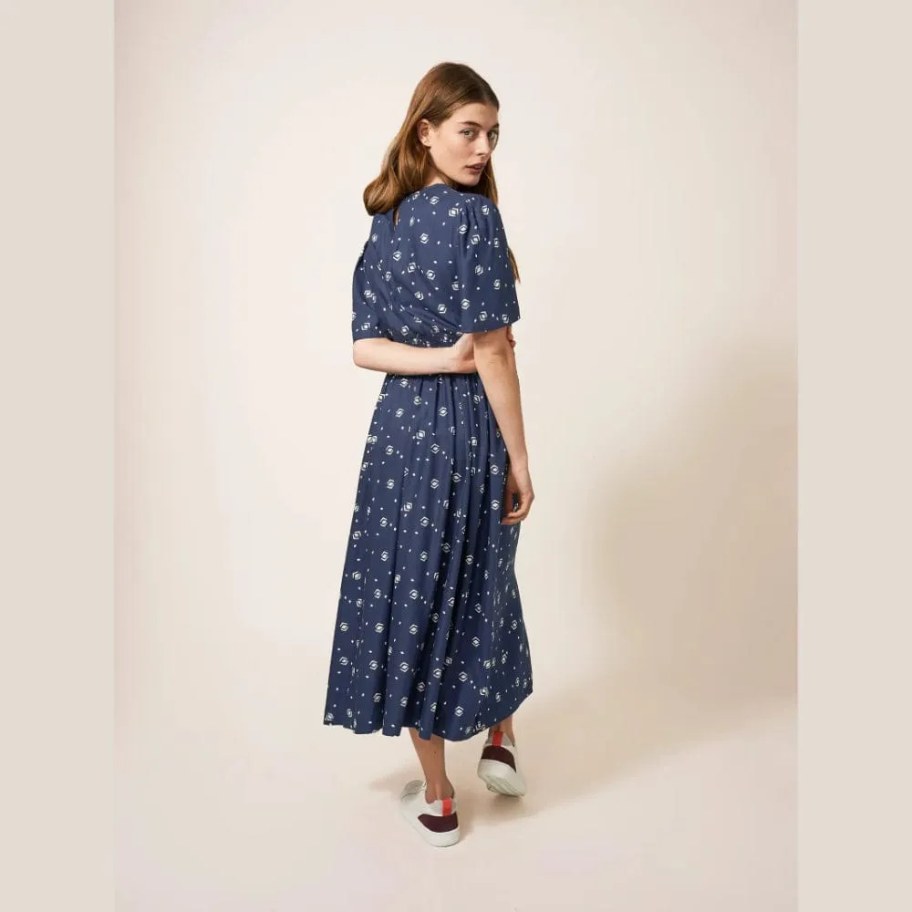 White Stuff Lucy Dress In Navy