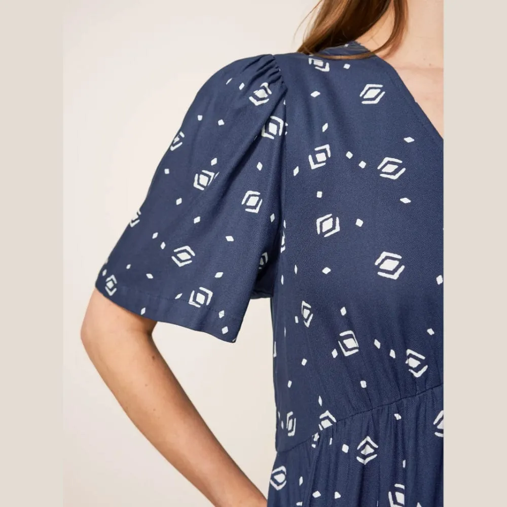 White Stuff Lucy Dress In Navy