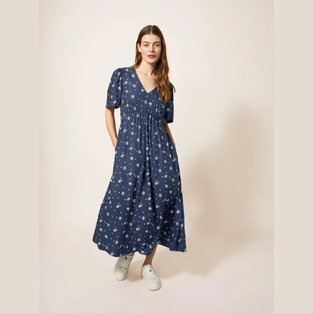 White Stuff Lucy Dress In Navy