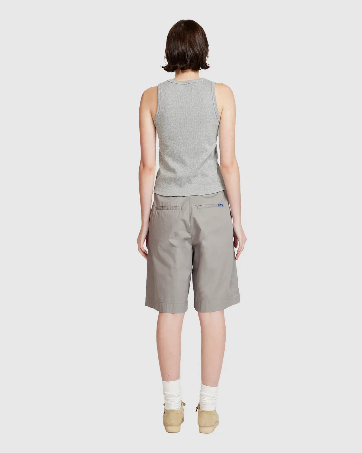 Womens Chino Short - Light Grey